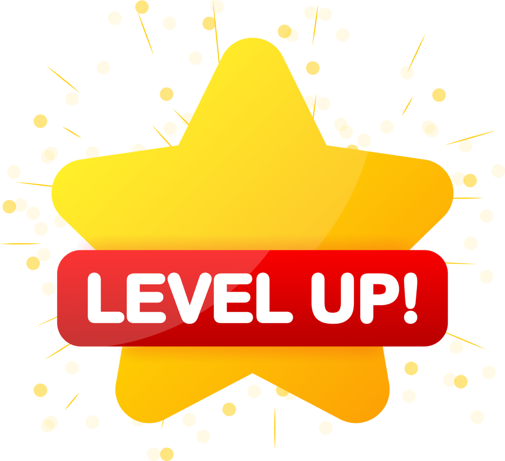 Level up game. Flat illustration. Business concept. Abstract